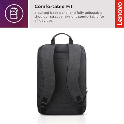 [2024 Flash Sale + Free Shipping]Lenovo B210 15.6 inch Casual Laptop Backpack & T210 15.6 Inch Toploader Laptop Backpack – Black