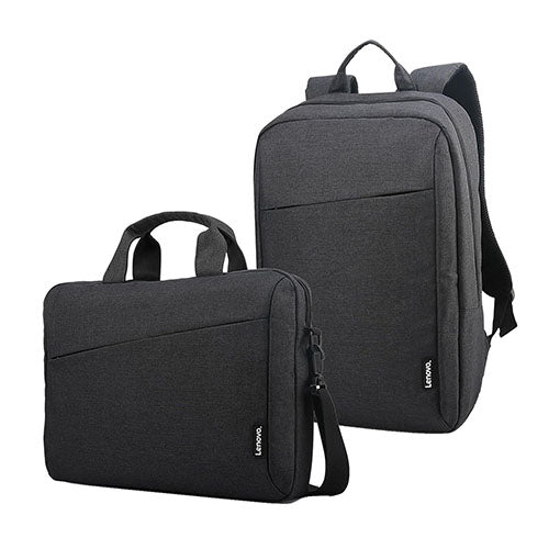 [2024 Flash Sale + Free Shipping]Lenovo B210 15.6 inch Casual Laptop Backpack & T210 15.6 Inch Toploader Laptop Backpack – Black