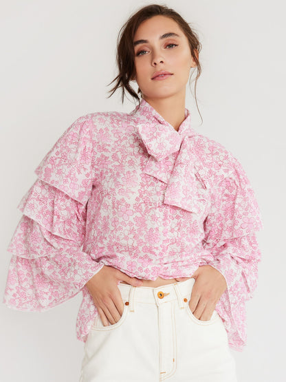 Fifi Top in Jaipur Floral