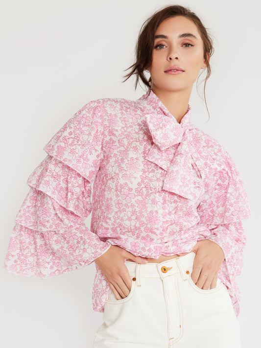 Fifi Top in Jaipur Floral